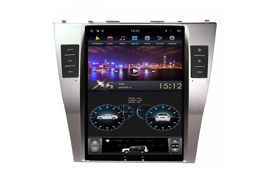 Toyota Camry 2007-2011 Tesla style 10.4 inch Android Car DVD Player 