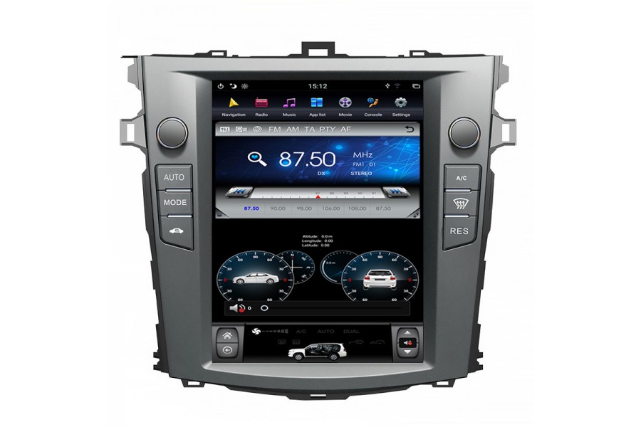 Toyota Corolla 2006-2013 Tesla style 10.4 inch Android Car DVD Player 