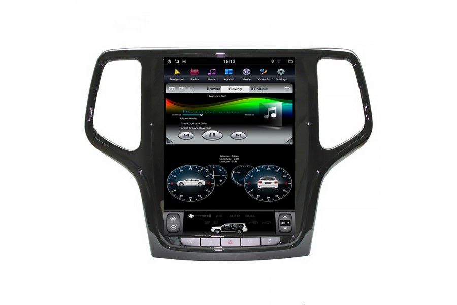 Jeep Grand Cherokee 2013-2019 Tesla style 10.4 inch Android Car DVD Player 