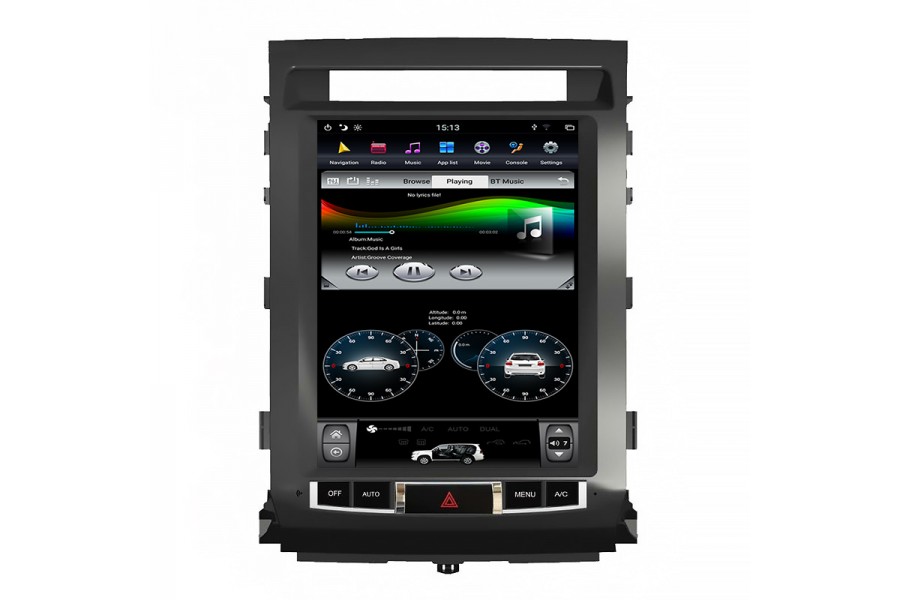 Toyota Land Cruiser 2008-2015 Tesla style 12.1 inch Android Car DVD Player 