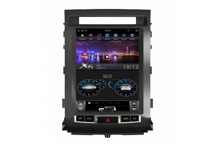 Toyota Land Cruiser 2008-2015 Tesla style 12.1 inch Android Car DVD Player 