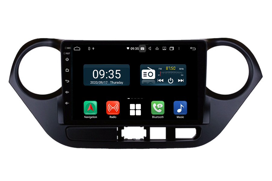 Hyundai I10 (RHD) 2018-2019 LHD Aftermarket Radio Upgrade DAB (Free Backup Camera)