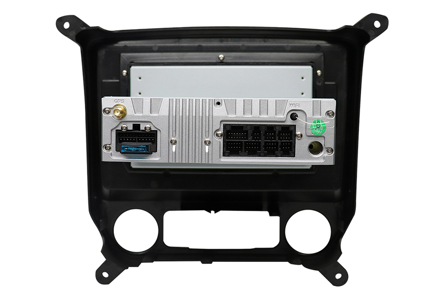Chevrolet Silverado Plateado 2014-2019 Aftermarket Radio Upgrade (Free Backup Camera)