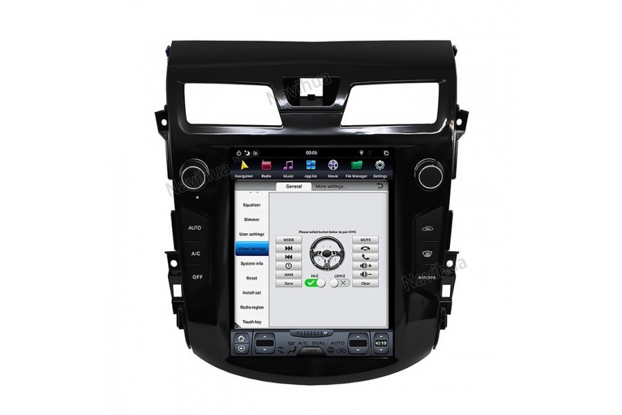 Nissan Teana 2012-2016 Tesla style 10.4 inch Android Car DVD Player 