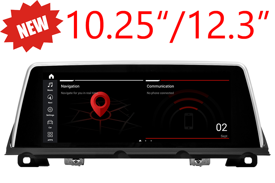 BMW 7(F01/F02) 2009-2015 Radio upgrade with 10.25"(12.3") screen (free backup camera)