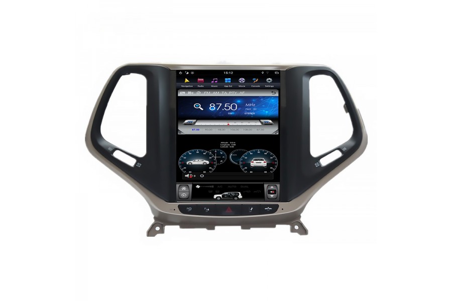 Jeep Cherokee 2016 Tesla style 10.4 inch Android Car DVD Player 