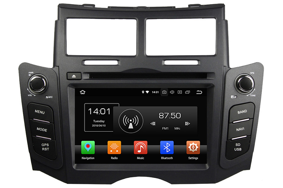 Toyota Yaris 2005-2011 Radio upgrade Aftermarket Android Head Unit Navigation Car Stereo