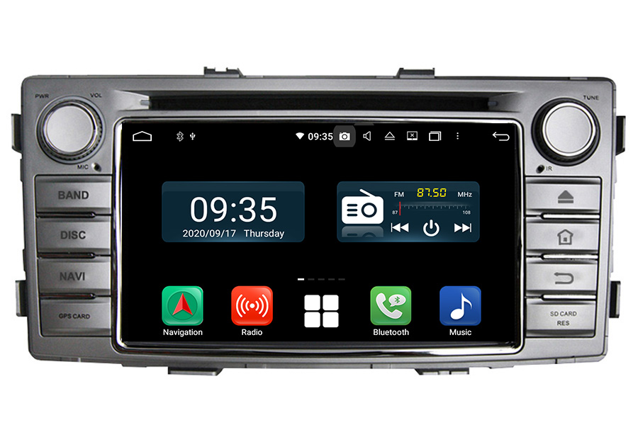 Toyota Hilux 2012-2015 aftermarket radio upgrade carplay backup camera dab 