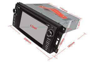 Chrysler sebring aspen 300 Aftermarket radio upgrade Carstereo Carplay dab 