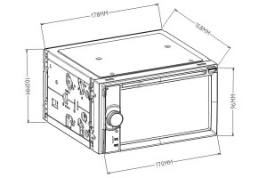 Double Din Radio Upgrade with DVD and 6.2 inch touchscreen