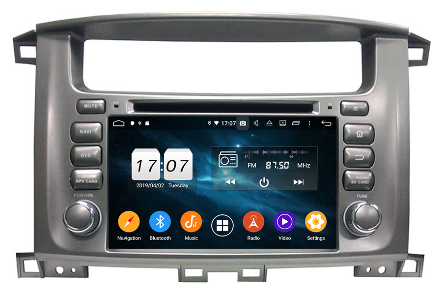 Lexus LX470 2003-2007 Autoradio GPS Aftermarket Android Head Unit Navigation Car Stereo (Free Backup Camera)