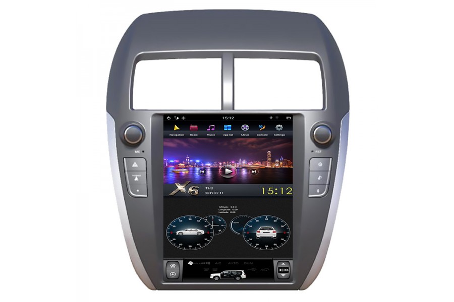 Mitsubishi ASX Tesla style 10.4 inch Android Car DVD Player 
