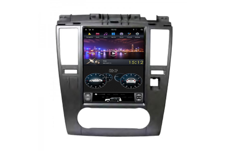 Nissan Tiida 2008 Tesla style 10.4 inch Android Car DVD Player 
