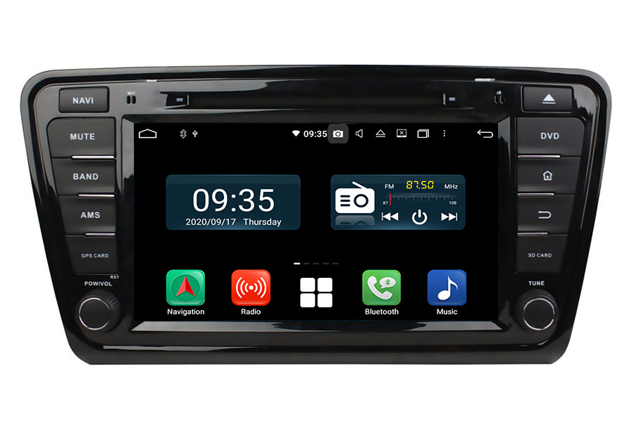 Skoda Octavia 2013-2016 Autoradio GPS Aftermarket Android Head Unit Navigation Car Stereo (Free Backup Camera)