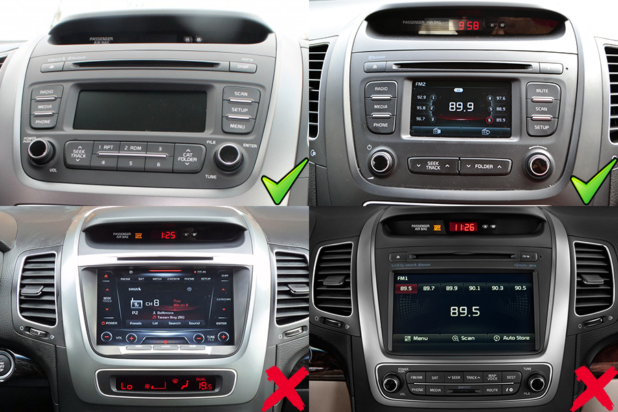 Kia Sorento 2013-2014 Autoradio GPS Aftermarket Android Head Unit Navigation Car Stereo