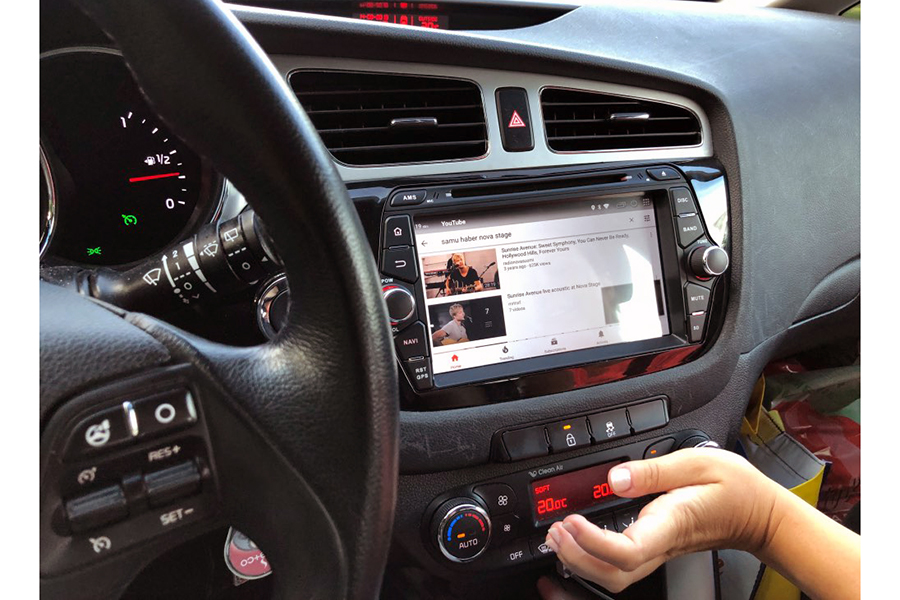 Kia Ceed 2013-2015 Aftermarket Radio Upgrade DAB (Free Backup Camera)