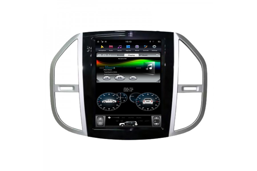 Mercedes Benz Vito Tesla style 12.1 inch Android Car DVD Player 