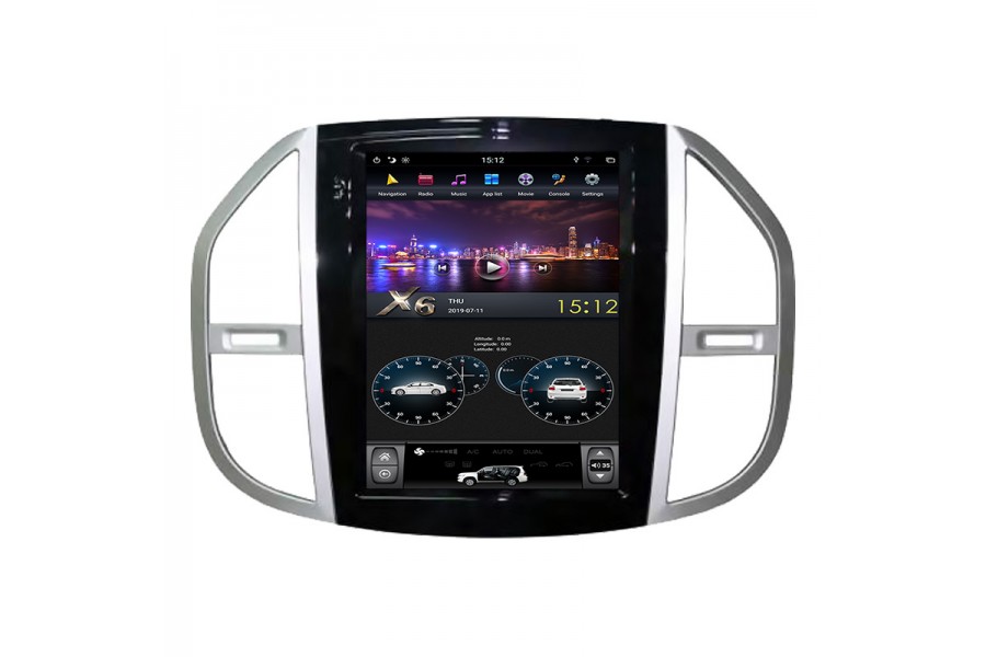 Mercedes Benz Vito Tesla style 12.1 inch Android Car DVD Player 
