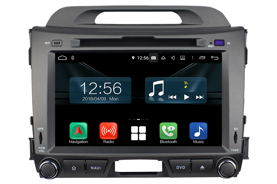 Kia Sportage 2010-2016 Autoradio GPS Aftermarket Android Head Unit Navigation Car Stereo (Free Backup Camera)