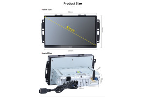 Chrysler 300-C 2004-2006 Autoradio GPS Aftermarket Android Head Unit Navigation Carstereo Carplay dab 