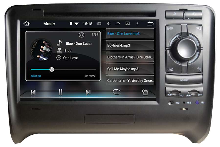 Audi TT TTS 2006 to 2013 radio upgrade Aftermarket Android Head Unit Navigation Car Stereo