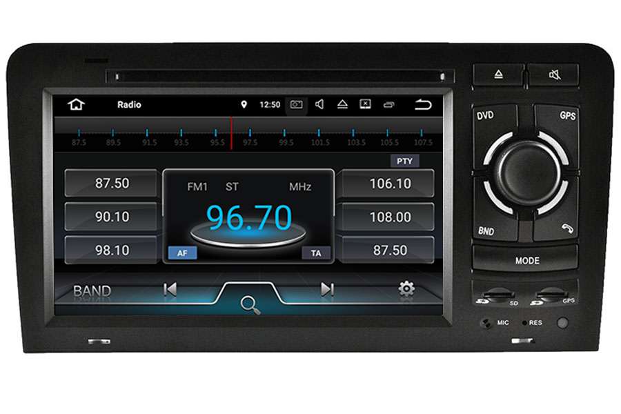 Audi A3 S3 RS3 2003 to 2013 radio upgrade aftermarket Head Unit