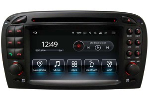 Mercedes-Benz SL-Class (R230) 2001-2005 Autoradio GPS Aftermarket Android Head Unit Navigation Car Stereo (Free Backup Camera)