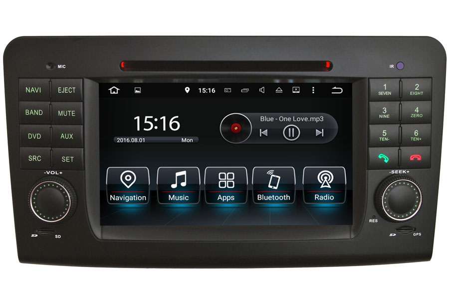 Mercedes-Benz GL-Class (X164)/ML-Class (W164) 2005-2012 Autoradio GPS Aftermarket Android Head Unit Navigation Car Stereo (Free Backup Camera)