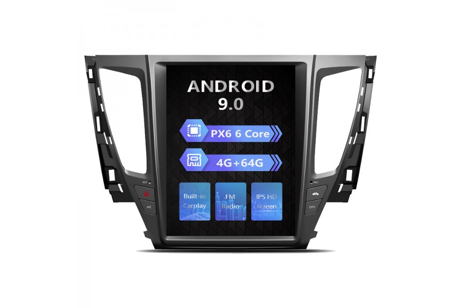Mitsubishi Pajero Sport Tesla style 12.1 inch Android Car DVD Player 