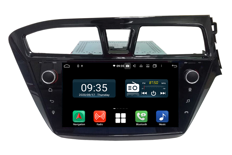 Hyundai I20 (RHD) 2014-2017 Aftermarket Radio Upgrade DAB (Free Backup Camera)