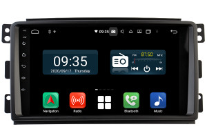 Smart Fortwo Forfour 2007-2010 Aftermarket GPS Navigation radio upgrade carplay DAB+ 
