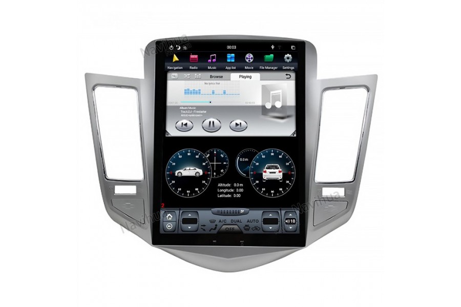Chevrolet Classic Cruze Tesla style 10.4 inch Android Car DVD Player 