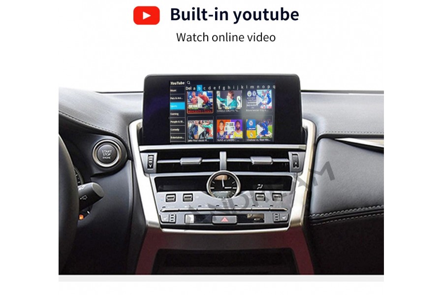 Lexus navigation GS/LS/ES/IS/UX/LX/RC Android-AUTO Automatic Interface Box Mirror Multimedia IOS Wireless Apple Car Carplay 