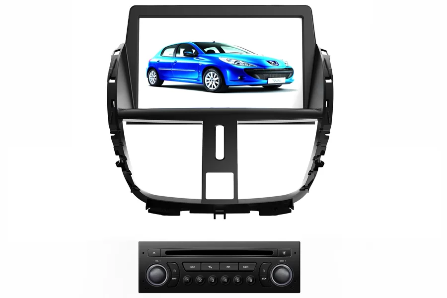 Peugeot 207 2009-2013 Autoradio GPS Aftermarket Android Head Unit  Navigation Car Stereo