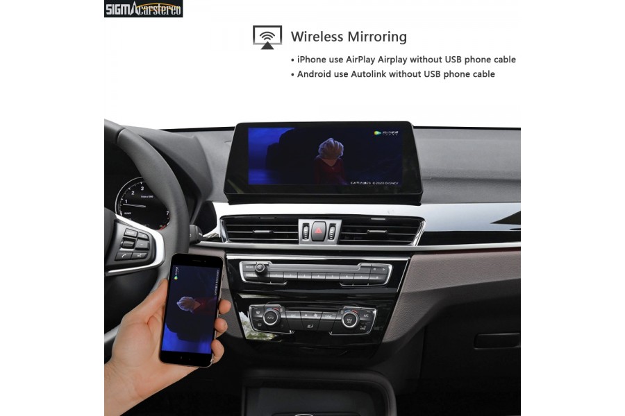 BMW X1 EVO Wireless CarPlay and Android Auto interface