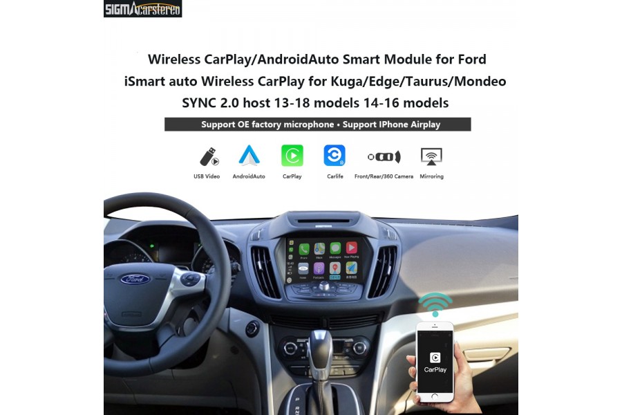Ford Kuga Edge Taurus Mondeo sync 2.0 host 2014 2015 2016 models-CarPlay Wireless CarPlay Android Auto Smart Module 