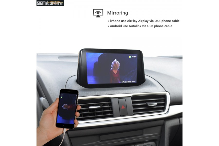 Mazda 13-19 models Angsela Wireless CarPlay AndroidAuto Smart Module 