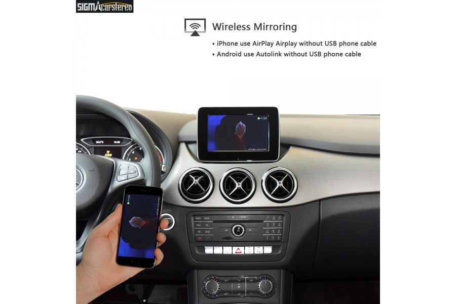 Mercedes Benz A Class B Class GLA Wireless CarPlay Android Auto Smart Module Carstereo Carplay dab 