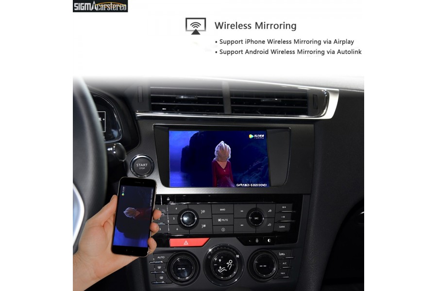 Peugeot DS6 2014-2015-2016-2017 models 1 Wireless CarPlay Android Auto Smart Module