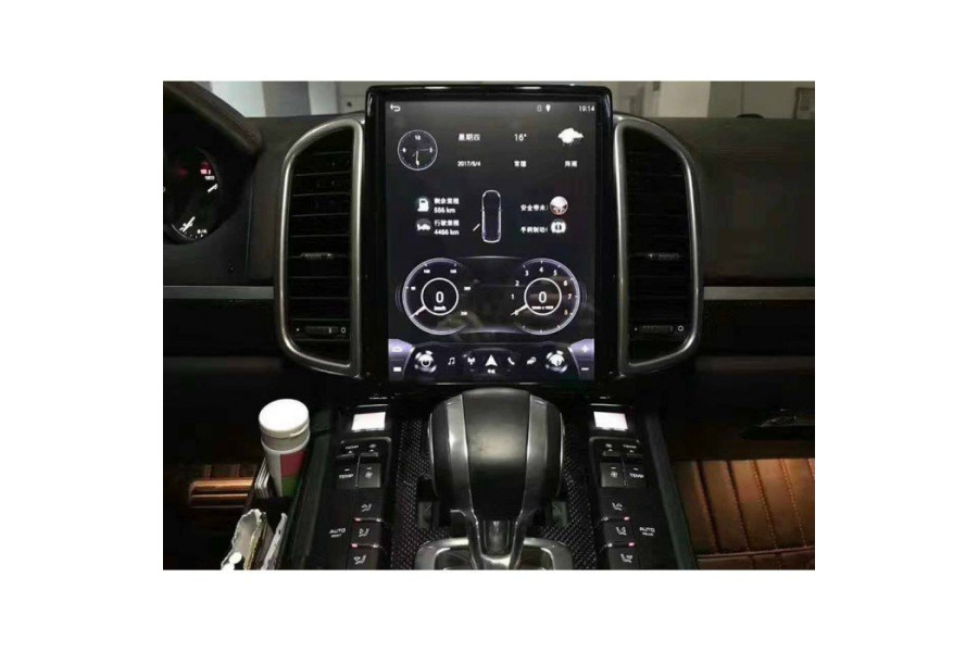 Porsche Cayenne 10.4" screen Tesla style 2011-2016 Aftermarket Android Head Unit Navigation Car Stereo 