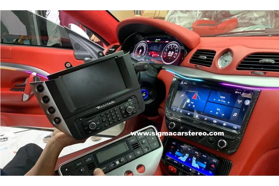 Maserati GranTurismo LHD 2007-2015 Aftermarket Radio Upgrade Apple carplay Android auto