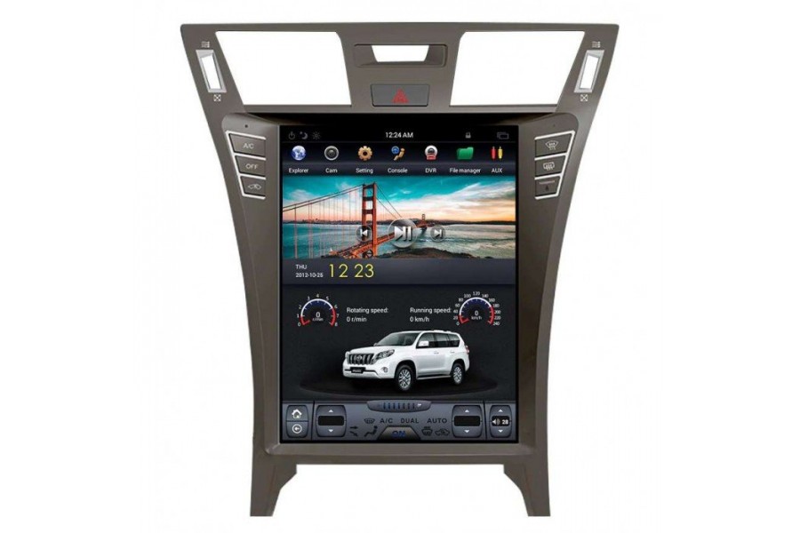 Tesla Style Lexus LS460 Android 11, 12.1 inch screen 4G/64G, built-in wireless carplay