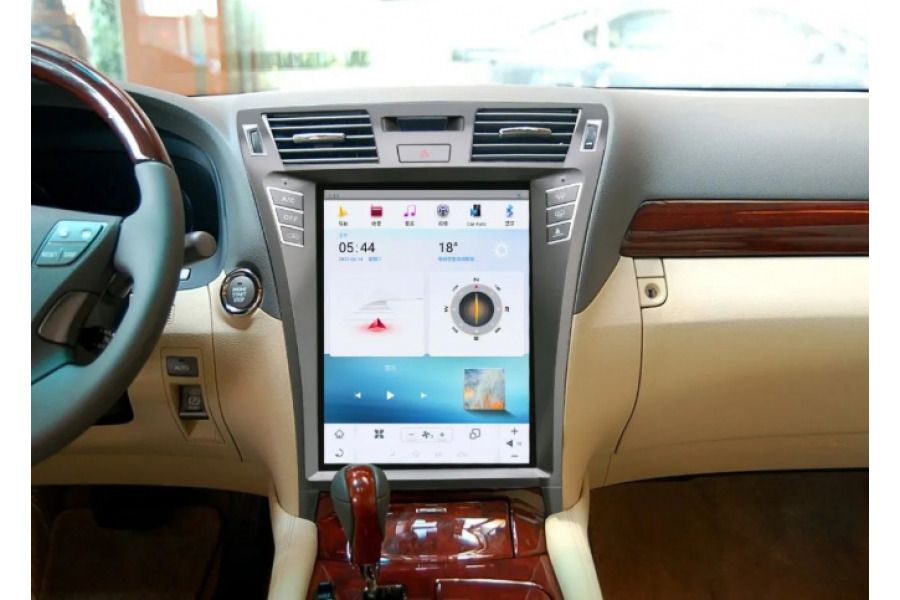 Tesla Style Lexus LS460 Android 11, 12.1 inch screen 4G/64G, built-in wireless carplay
