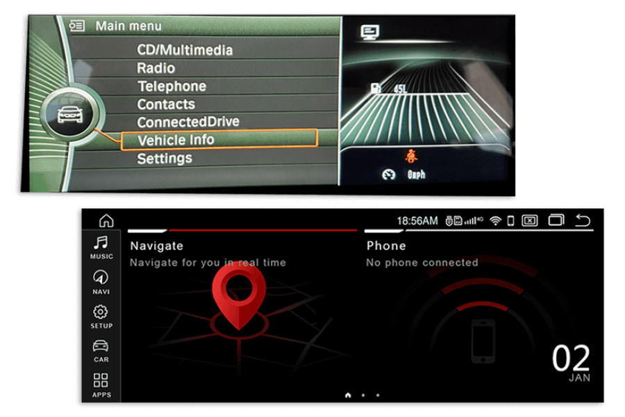 BMW X5 E70 X6 E71 CCC system 2007-2010 10.25" Android Car MultiMedia Carstereo Carplay dab (Free Backup Camera)