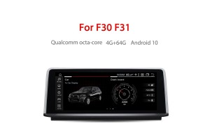 BMW Series 3 F30 F31 F34 Series 4 F32 F33 F36 10.25"/8.8" Android 4GLTE 64G Qualcomm 8-core IPS Car MultiMedia dab (Free Backup Camera)