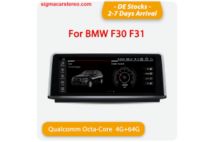 BMW Series 3 F30 F31 F34 Series 4 F32 F33 F36 10.25"/8.8" Android 4GLTE 64G Qualcomm 8-core IPS Car MultiMedia dab (Free Backup Camera)