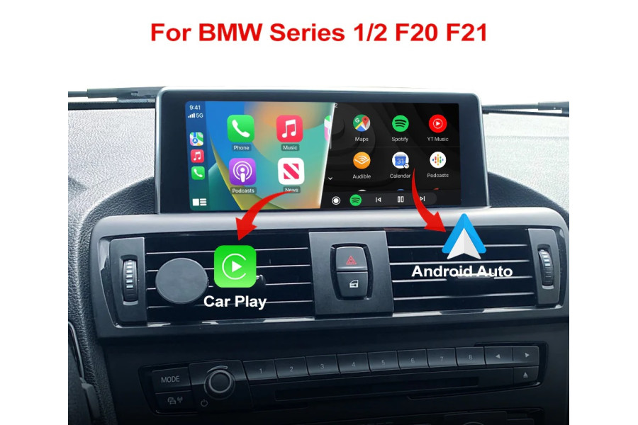 BMW Series 1 2 F20 F21 2011-2017 8.8" wireless Apple CarPlay + Android auto multimedia Head unit 