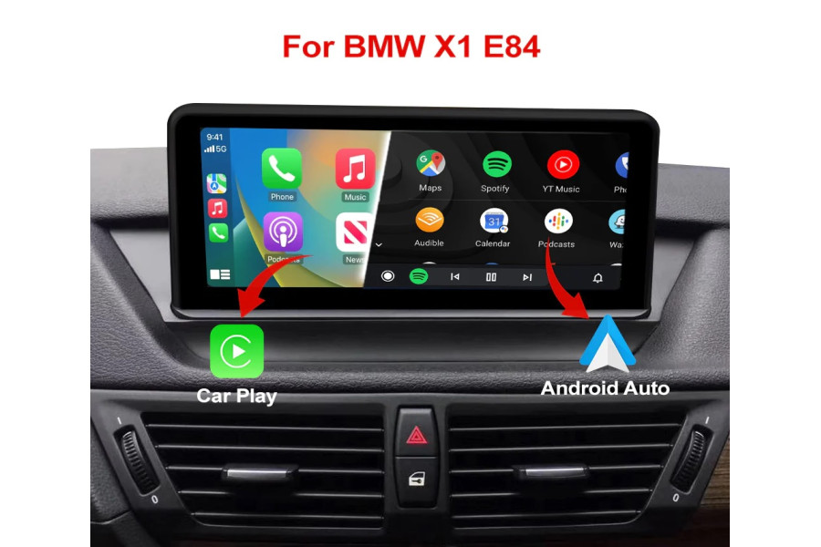 BMW X1 E84 2009-2015 Multimedia Head Unit Upgrade Touch Screen Idrive  Wireless Apple CarPlay Android Auto