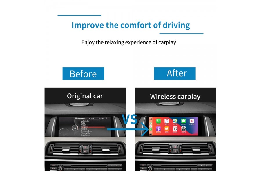 BMW CIC NBT EVO System Series 1 2 3 4 5 7 X1 X3 X4 X5 X6 X7 Mini I3 Z4 Wireless Apple CarPlay Android Auto MMI interface adapter Prime Retrofit