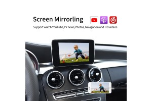 Mercedes Benz NTG Wireless Apple CarPlay Android Auto MMI Interface Adapter Prime Retrofit (Free Backup Camera)